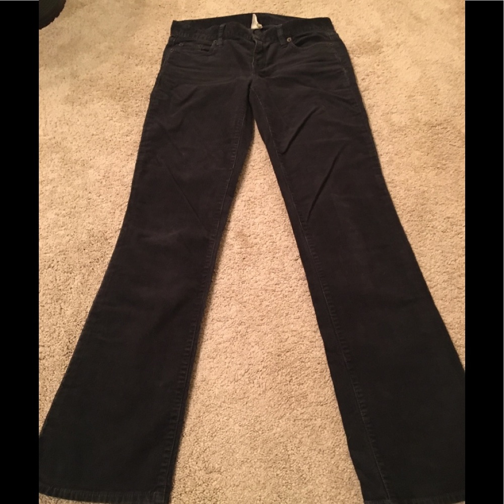 J. Crew cordoruy favorite fit dark gray pants
